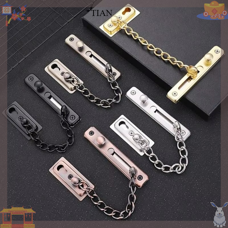 Security Chain Door - Türkette mit Schloss, Türriegel, Kindersicherheitskette, Haustürriegel,