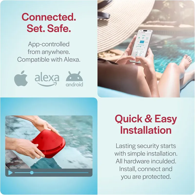 Für Pool-Alarm-Rettungsring F2 – Pool Alarm Float Bewertung und Preis
