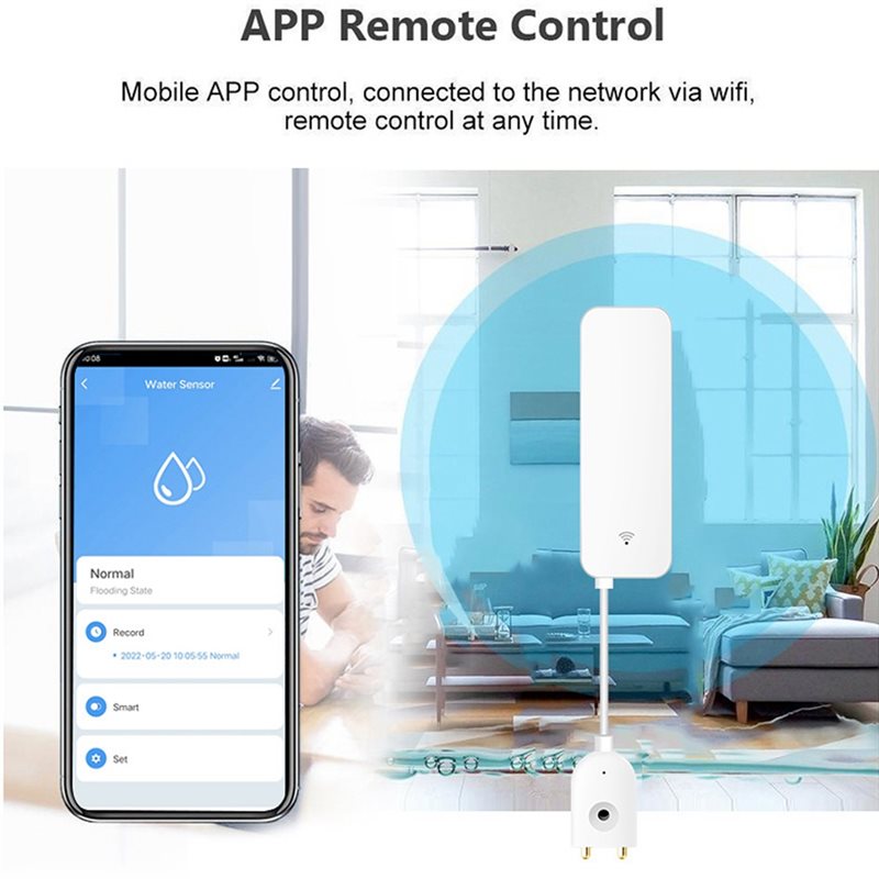 DTEN-Tuya WIFI Intelligenter W – Water Alarm Sensor Bewertung und Preis
