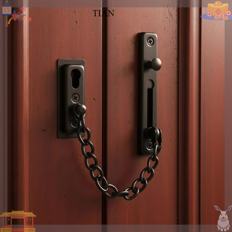 Türkette mit Schloss, Türriege – Security Chain Door Bewertung und Preis