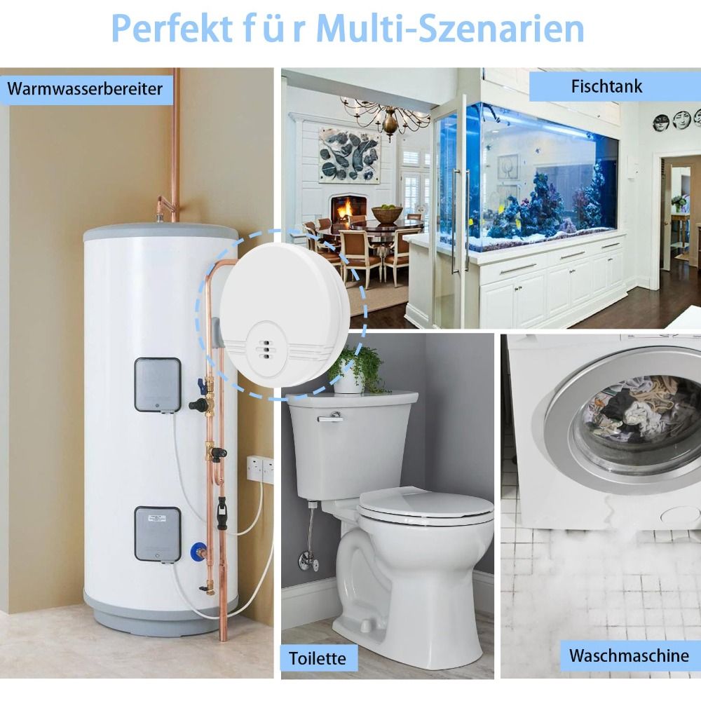 Dual-Modus-Sensor Wasserleckal – Water Alarm Sensor Bewertung und Preis
