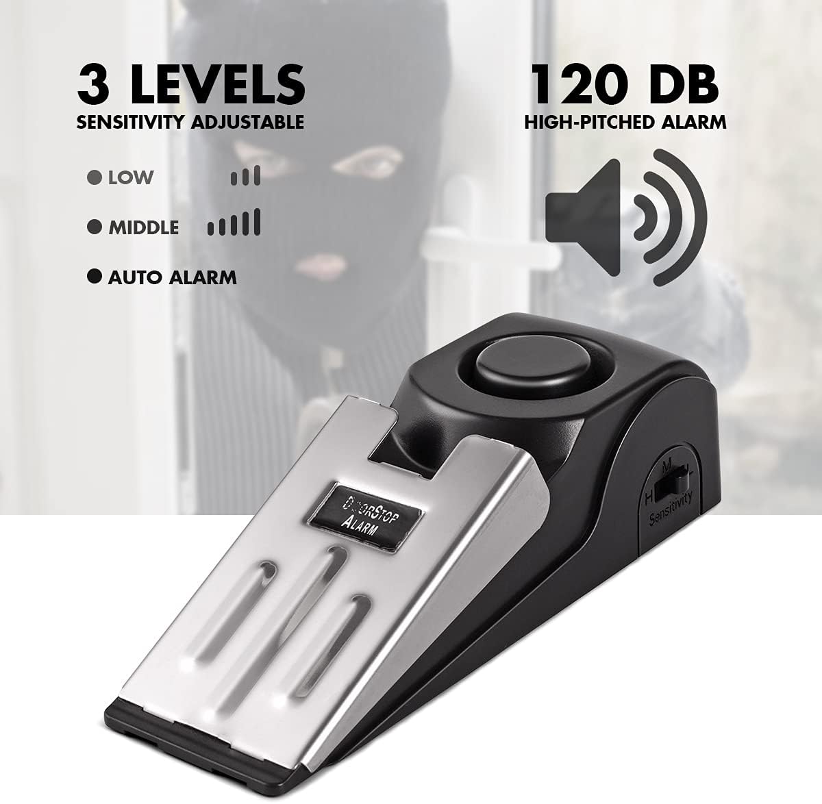 1/2 Stücke Tragbare Reise 120  – Door Stop Alarm Bewertung und Preis
